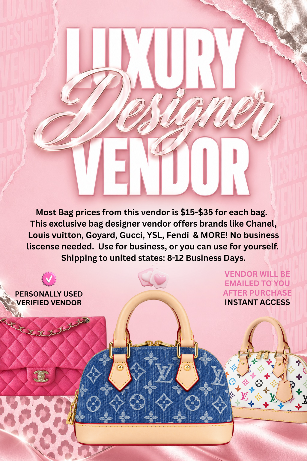 Personal Designer Vendor