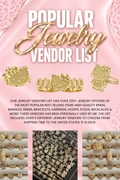 POPULAR Jewelry Vendors LIST
